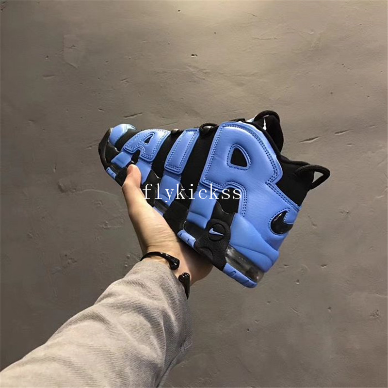 Nike Air More Uptempo Blue Black